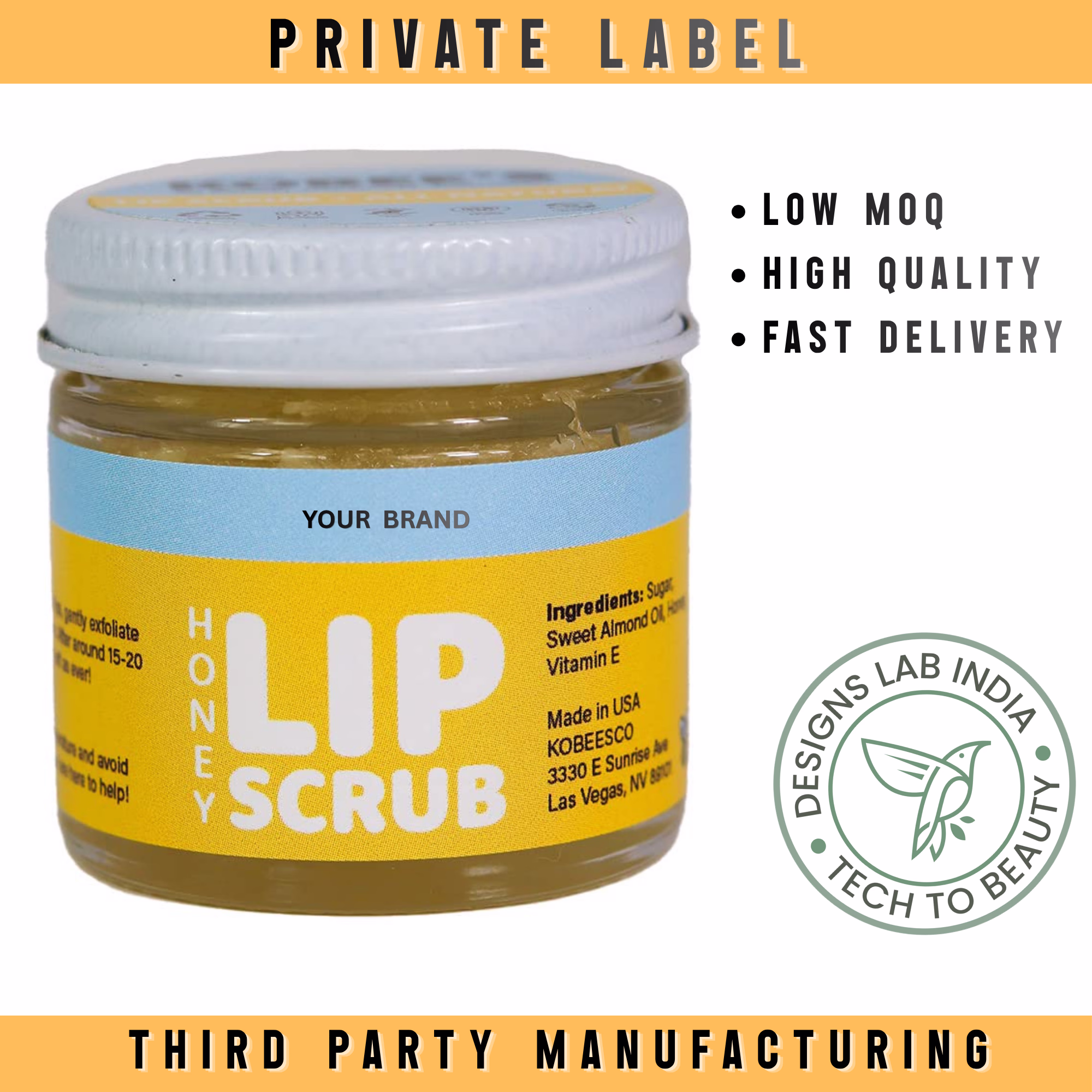 Honey Almond Lip Scrub